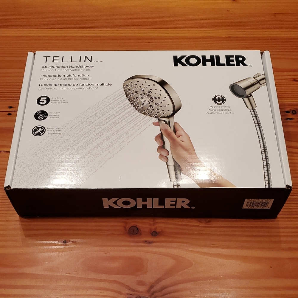 Kohler Tellin Multifunction Handshower, Brushed Nickel Finish